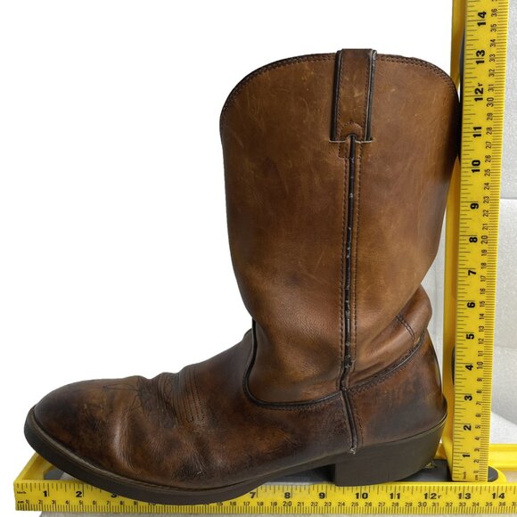 Durango Leather Rambler Western Biker Cowboy Work Boots Men's 12 D - Picture 9 of 10